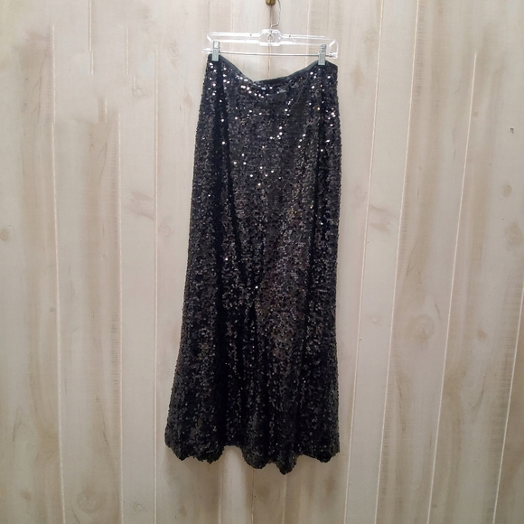 Calvin Klein Sequin Maxi Skirt Size 10 -Like NEW - Picture 2 of 14